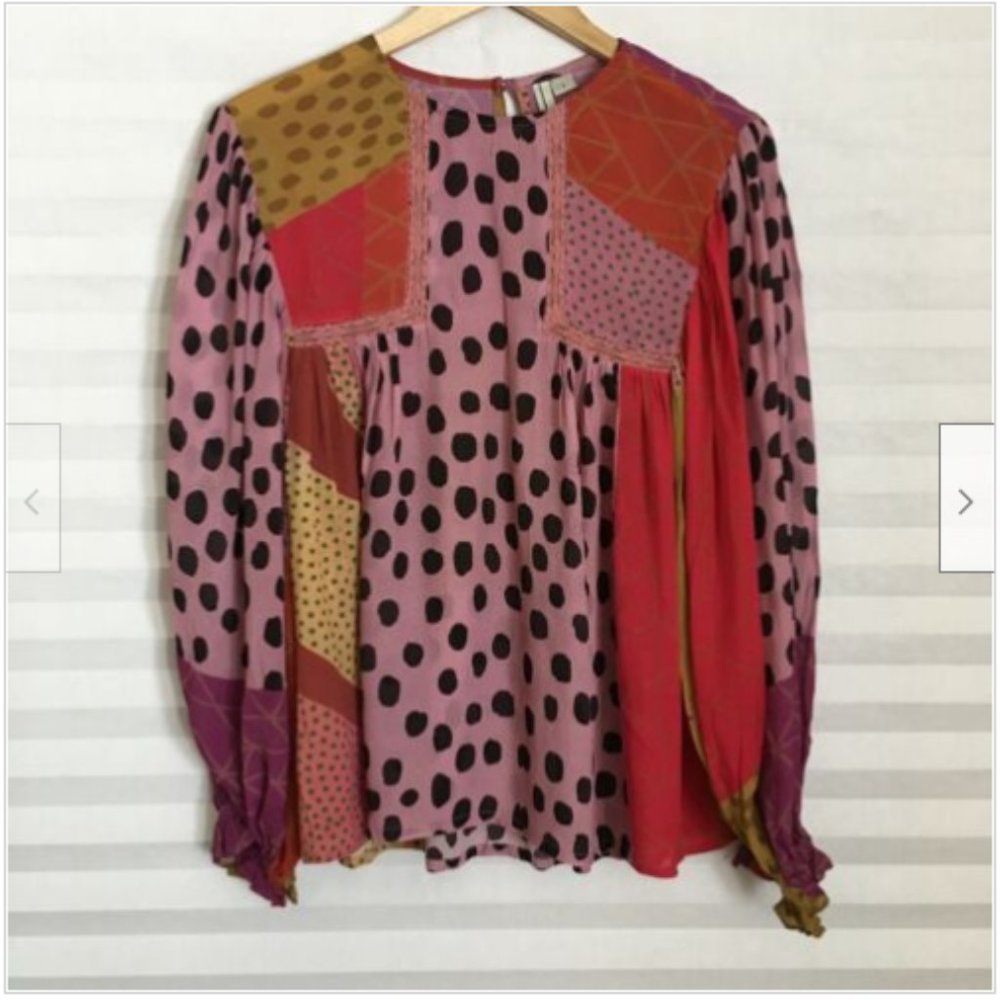 Anthropologie Blank London Miranda Top Blouse